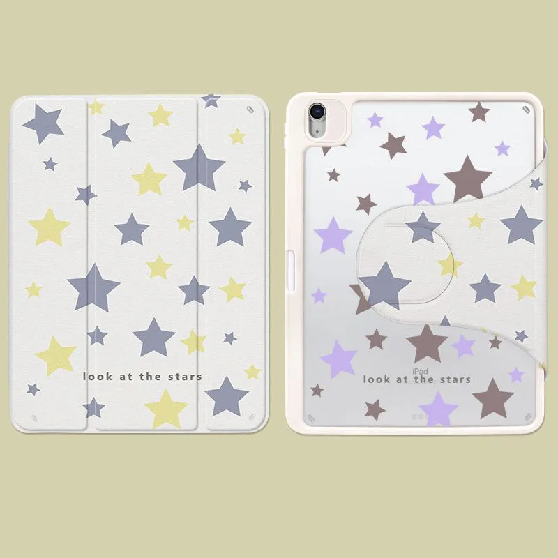 Sanrio Kuromi 360° Rotating Stand Tablet Case For iPad Air 4 5 Pro 11