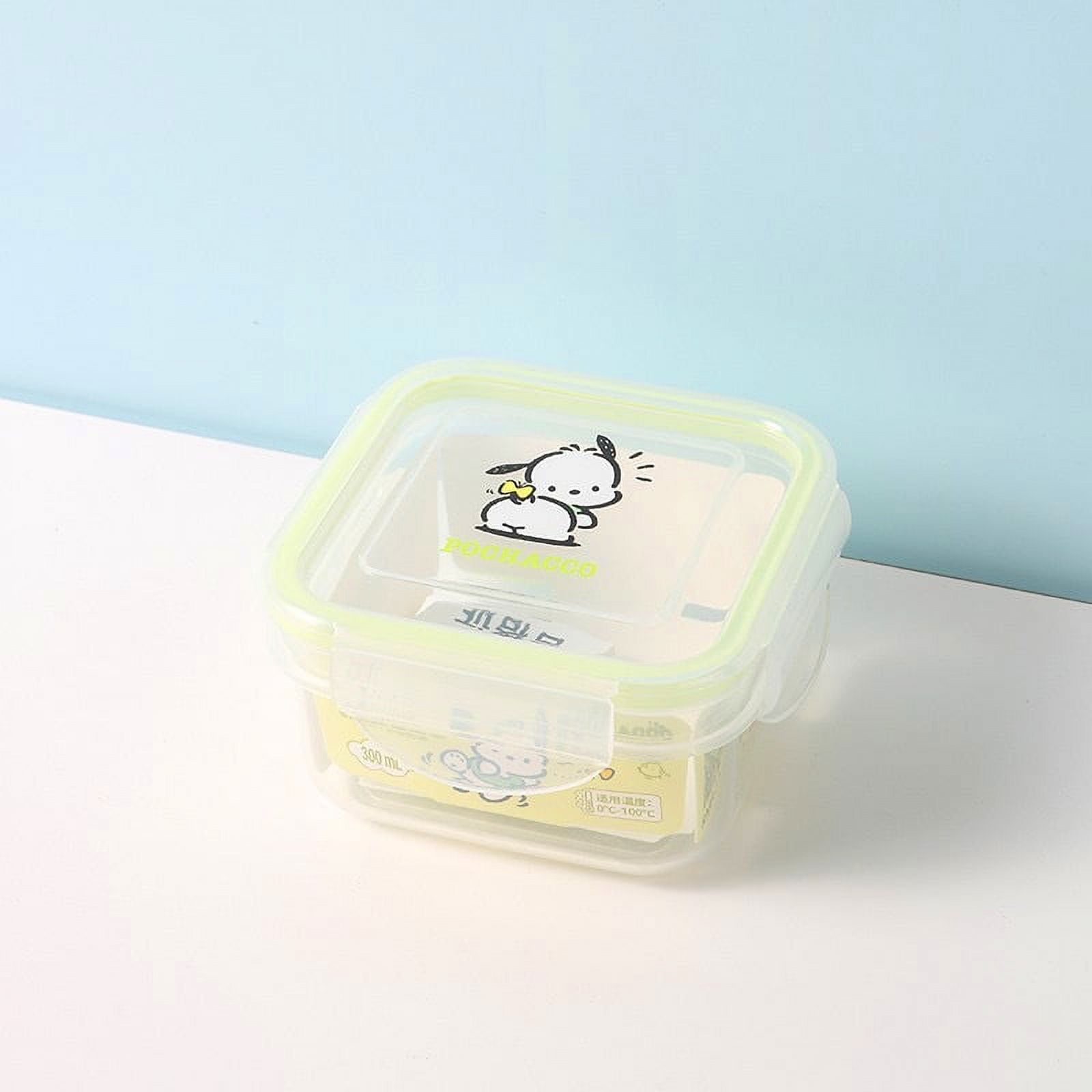 Sanrio Kuromi Bento Box Kawaii Cinnamoroll Cartoon Student Office Lunch ...