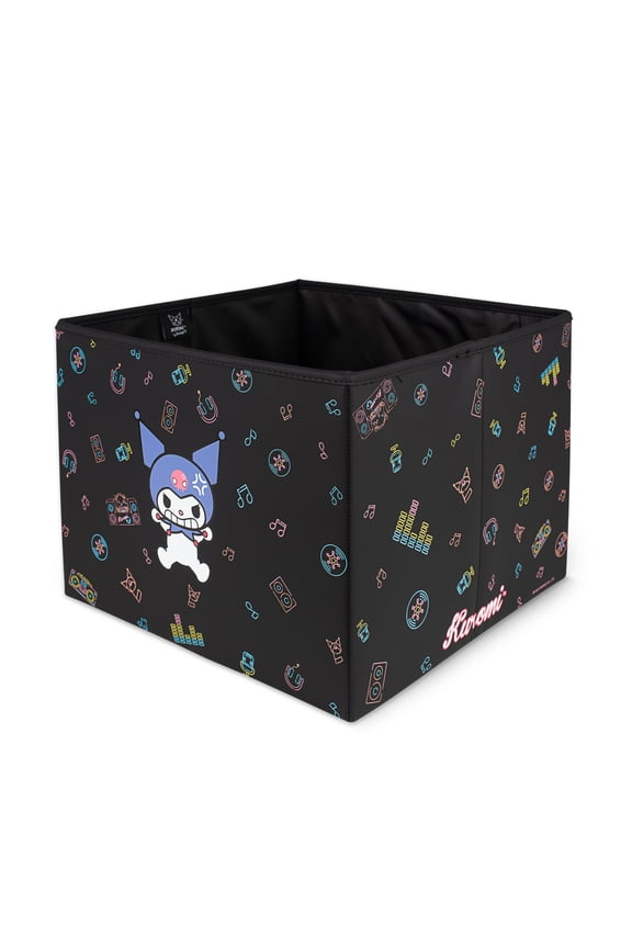Kuromi Car Trunk Organizer and Storage Bin - Collapsible Simple Compartment Convenient Heavy Duty, Fold Up for Easy Storage Box, Automotive Seat Cargo for Groceries Tools - 12.5L x 12.5W x 9H