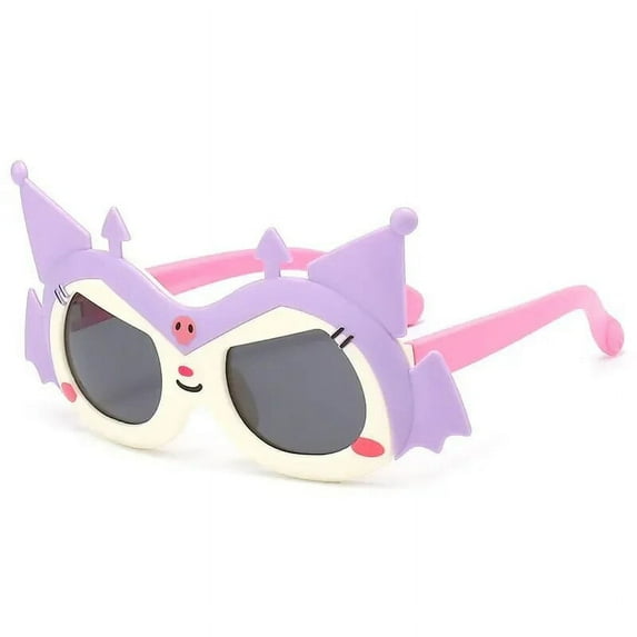 Sanrio Kuromi Cartoon Animation Kawaii Children's Sunglasses Girl Glasses Princess Fashion Beach Sunglasses Toy Holiday Gift