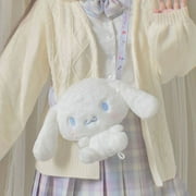 Sanrio Kuromi Cinnamoroll Backpack Sanrios Hello Kitty Bag My Melody Women Plush Stuff Toys Kawaii Girls Backpacks Kids Gifts 20cm