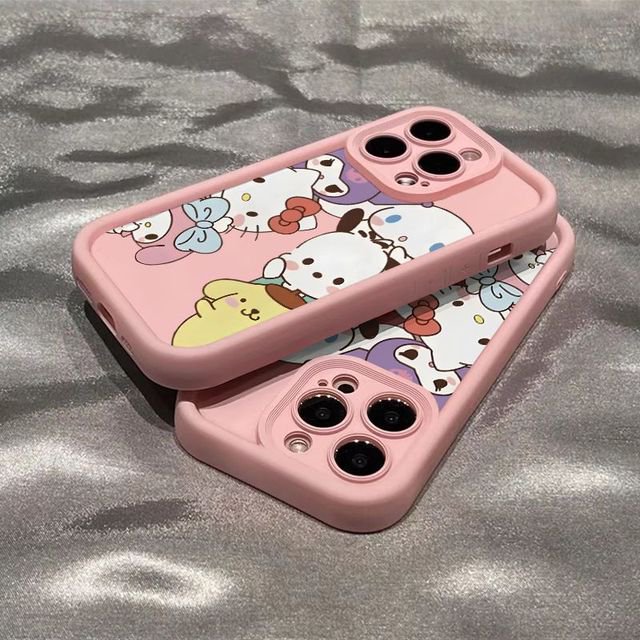 Sanrio Kuromi Cinnamoroll Case For iPhone 15 14 Plus 13 12 11 Pro Max