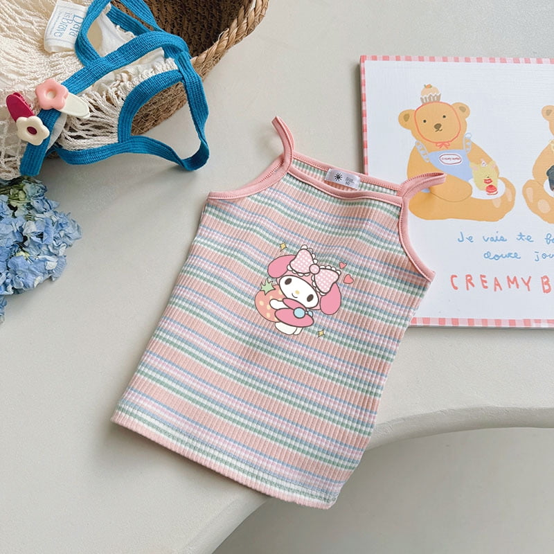 Sanrio Kuromi Cinnamoroll Children Undershirts Hello Kitty My Melody