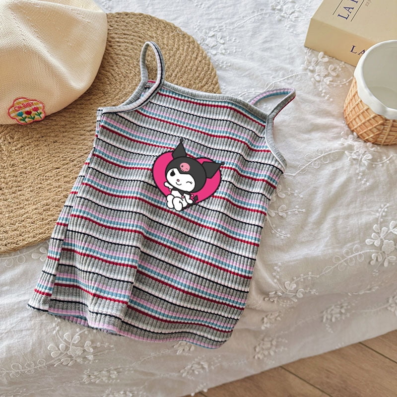 Sanrio Kuromi Cinnamoroll Children Undershirts Hello Kitty My Melody