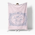 thumbnail image 1 of Sanrio Kuromi Cinnamoroll Flannel Blanket Soft Quilt Thicken Plush Nap Blanket Cartoon My Melody Sofa Blanket Child Aldult Gift, 1 of 10