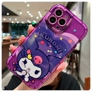 Sanrio Kuromi Cinnamoroll My Melody Phone Case For iPhone 14 13 12 11 Pro Max X XS Max XR 8 7 Plus Noctilucent Soft Cover Funda