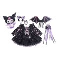 Sanrio Kuromi Cosplay Lolita Princess Dress Summer Children's Costume