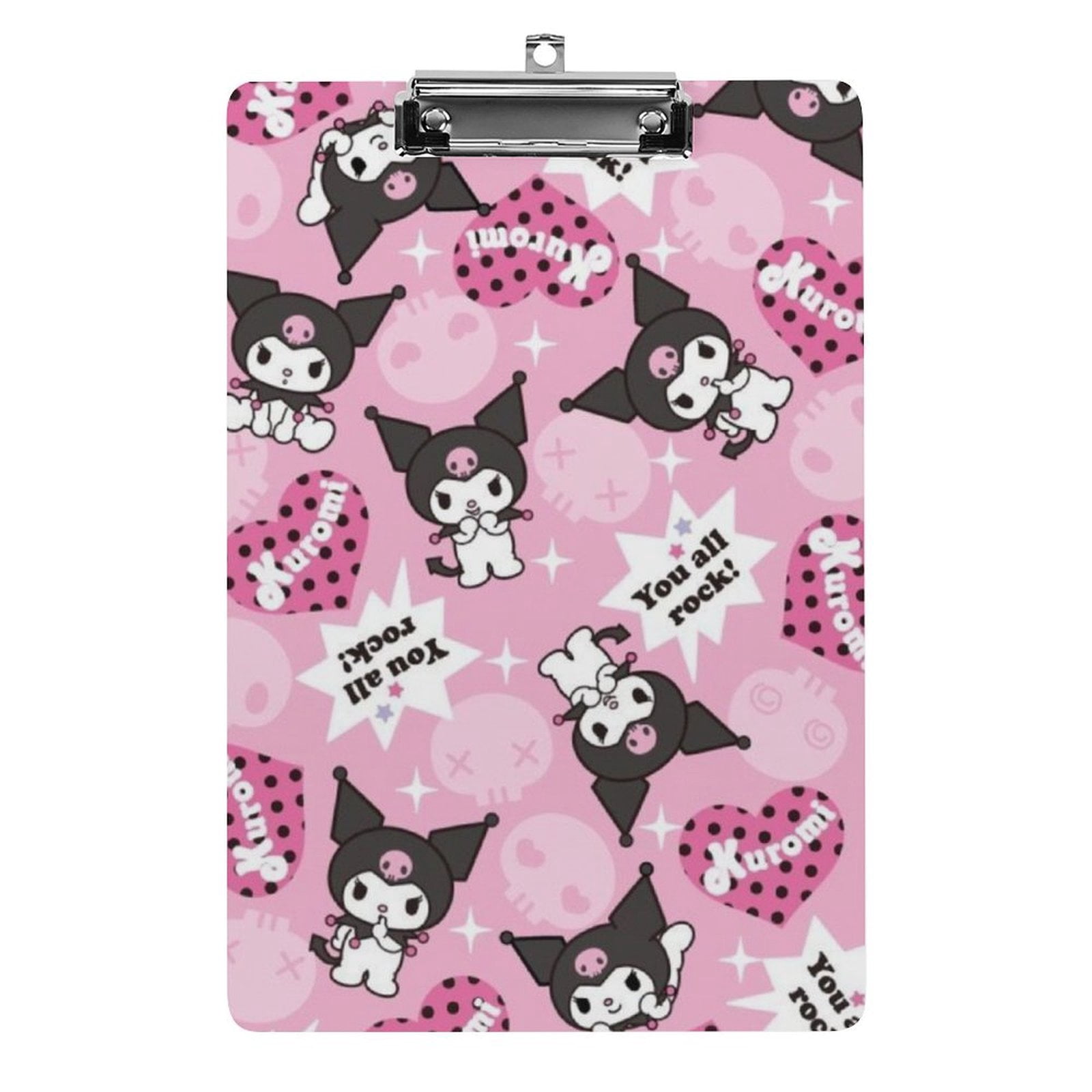 Sanrio kuromi and friends acrylic clipboard a4 size standard letter