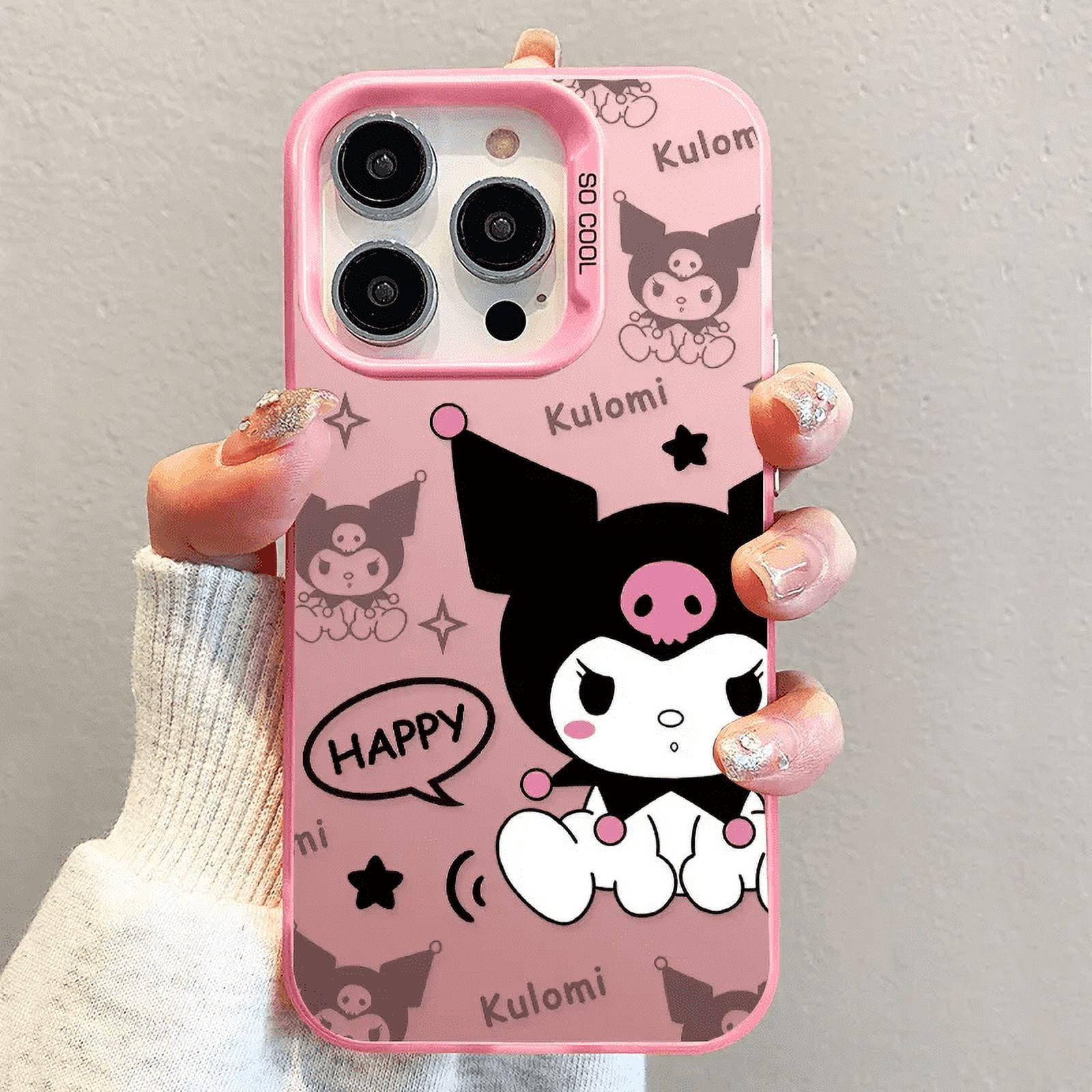 Sanrio Kuromi Happy Phone Cases For iPhone 15 14 13 11 12 Pro Max XS XR ...