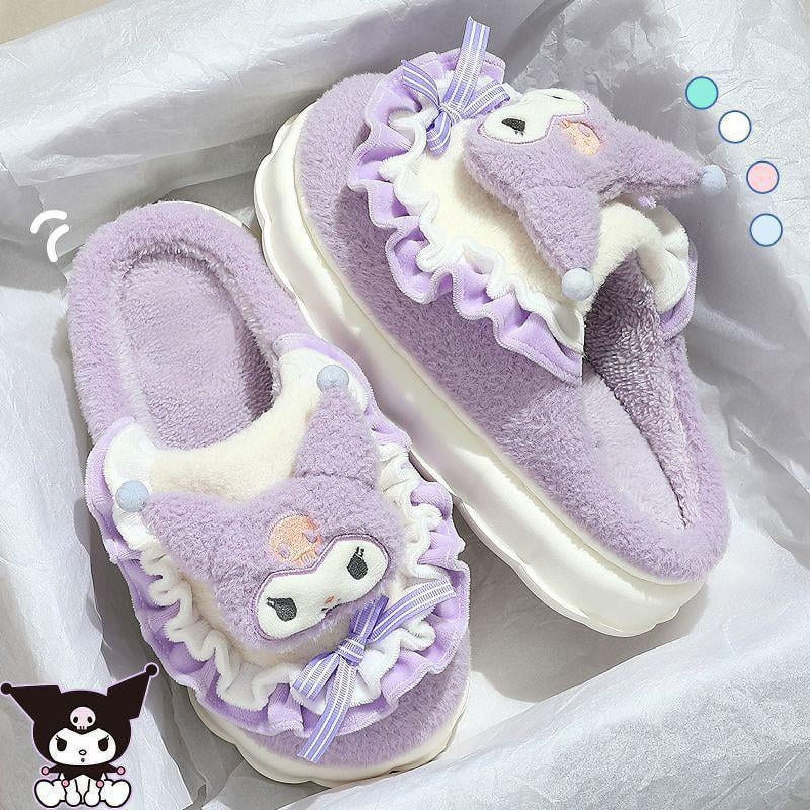 Sanrio Kuromi Hello Kitty Cinnamoroll Cotton Slippers Cartoon Cute