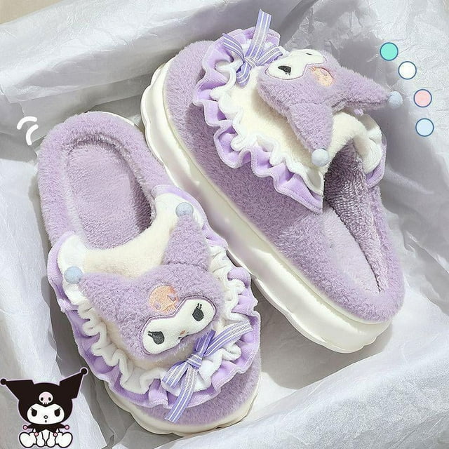 Sanrio Kuromi Hello Kitty Cinnamoroll Cotton Slippers Cartoon Cute