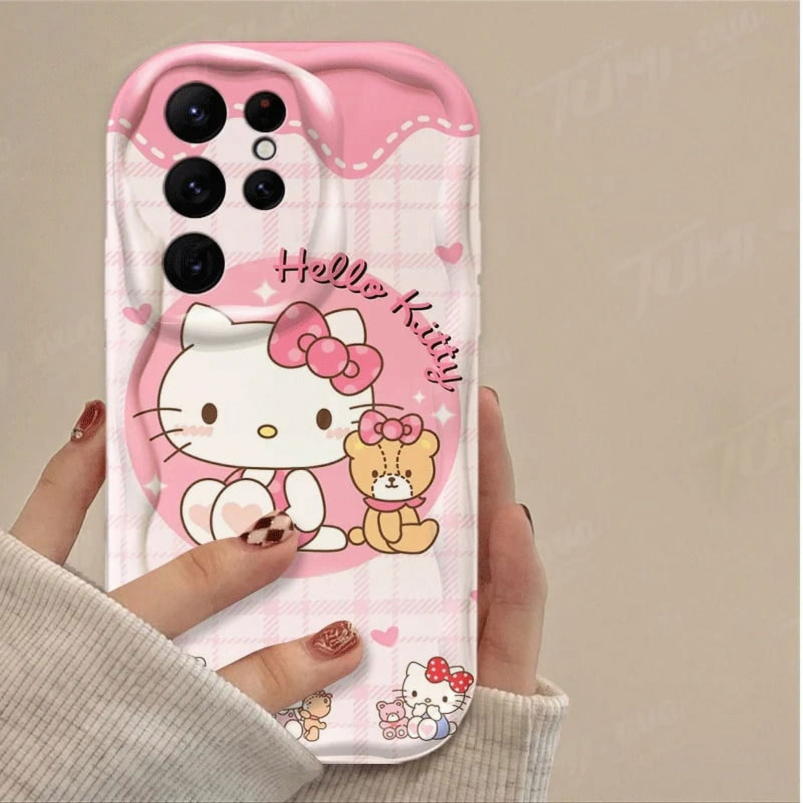 Sanrio Kuromi Hello Kitty Wave Soft Phone Case For Samsung Galaxy S24 ...