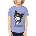 thumbnail image 1 of Sanrio Kuromi Kids T-Shirt 3d Printed Graphic T-Shirts Boys And Girls Short Sleeve Shirts For Youth Kids X-Small, 1 of 6