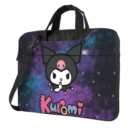 Sanrio Kuromi Laptop Bag Laptop Case Computer Notebook Briefcase Messenger Bag With Adjustable Shoulder Strap 15.6 Inch