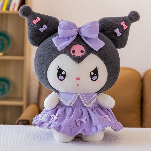 Sanrio Kuromi Plush Doll Toys Melody Toys Best Friend Sleep with Large Plushies Soft Stuffed Pillow
