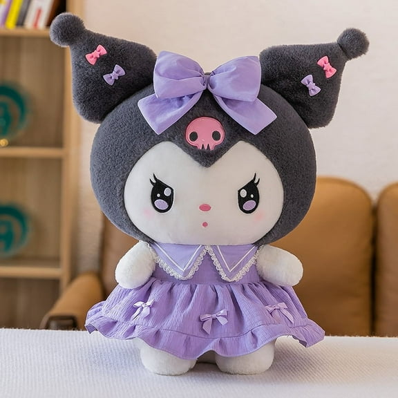 Sanrio Kuromi Plush Doll Toys Melody Toys Best Friend Sleep with Large Plushies Soft Stuffed Pillow