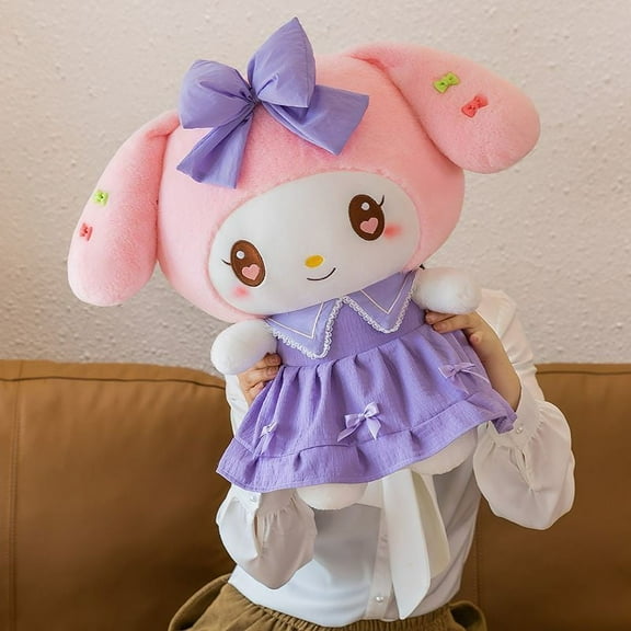 Sanrio Kuromi Plush Toy Melody Sleep with Pillow Gifts