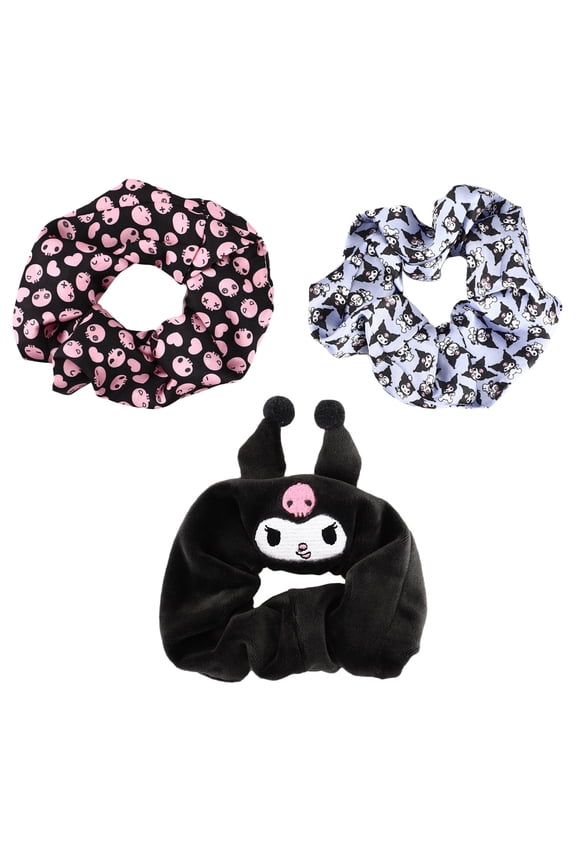 Sanrio Kuromi Scrunchy 3-Pack