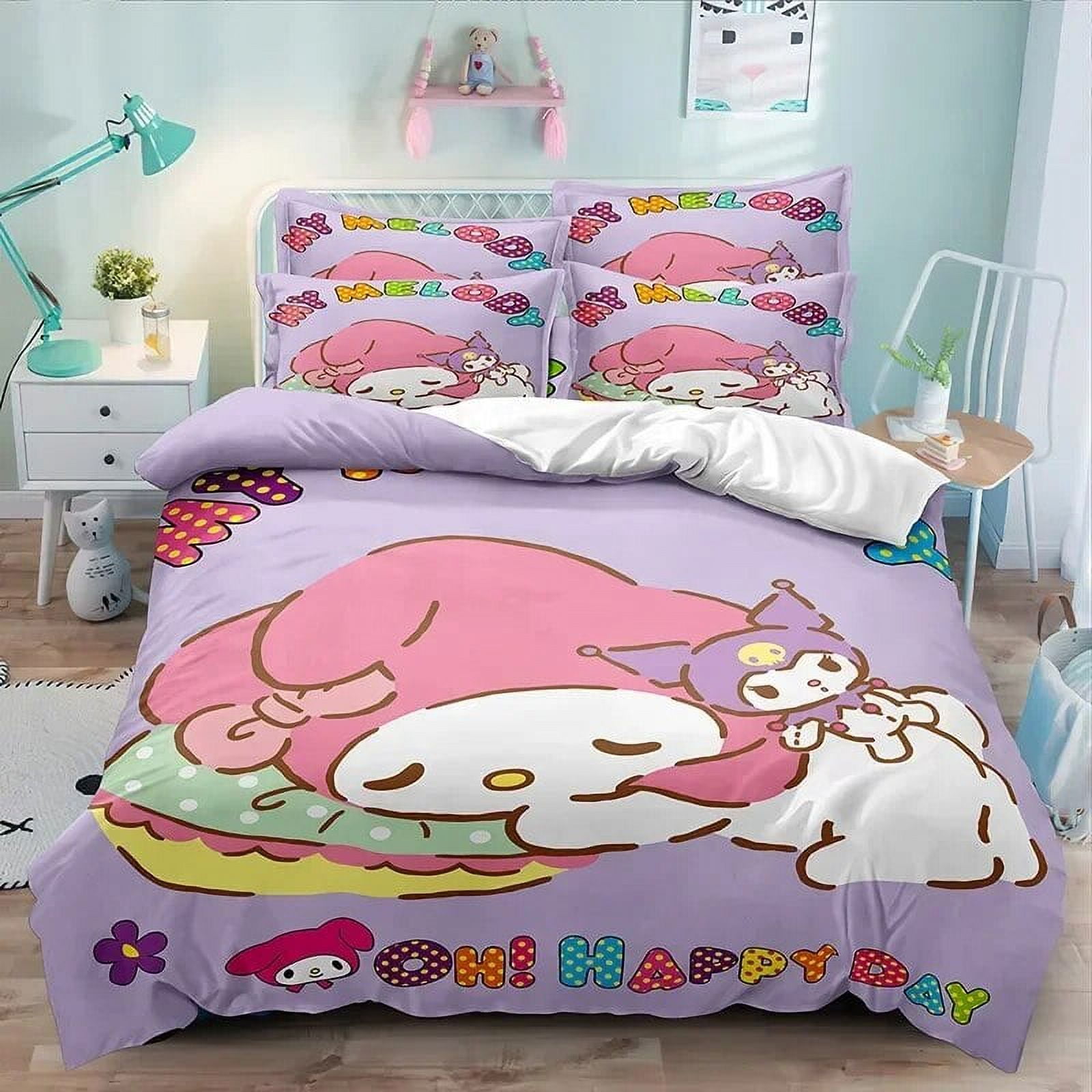 Sanrio Kuromi Series Duvet Cover Sanding Kit Digital Printing Cartoon ...