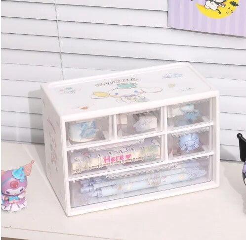 Sanrio Kuromi Storage Box Kawaii Anime Cute Cartoon Cinnamoroll ...
