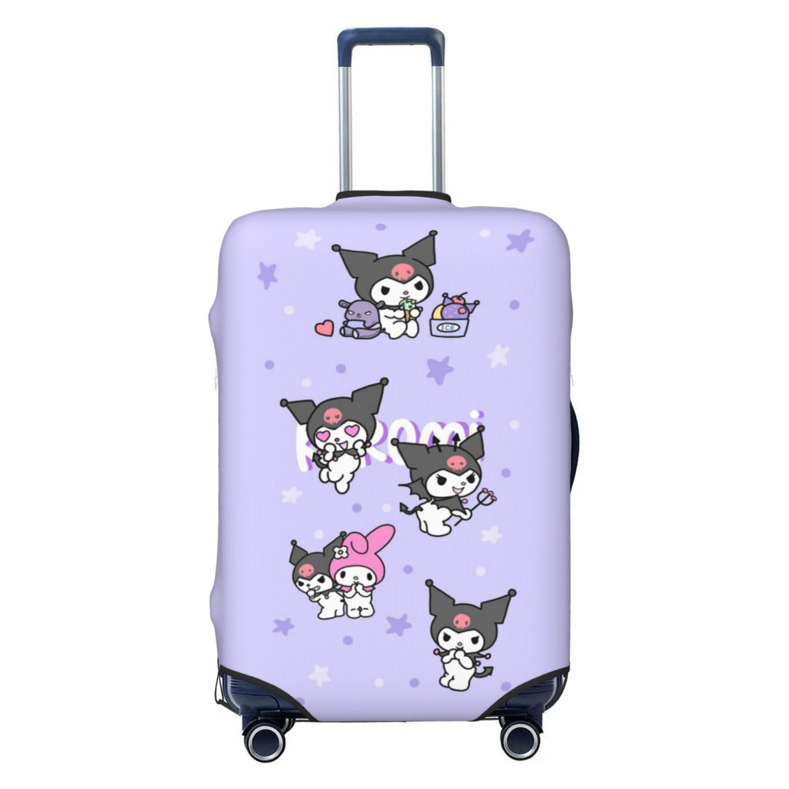 Sanrio Kuromi Travel Luggage Cover, Colorful Suitcase Luggage