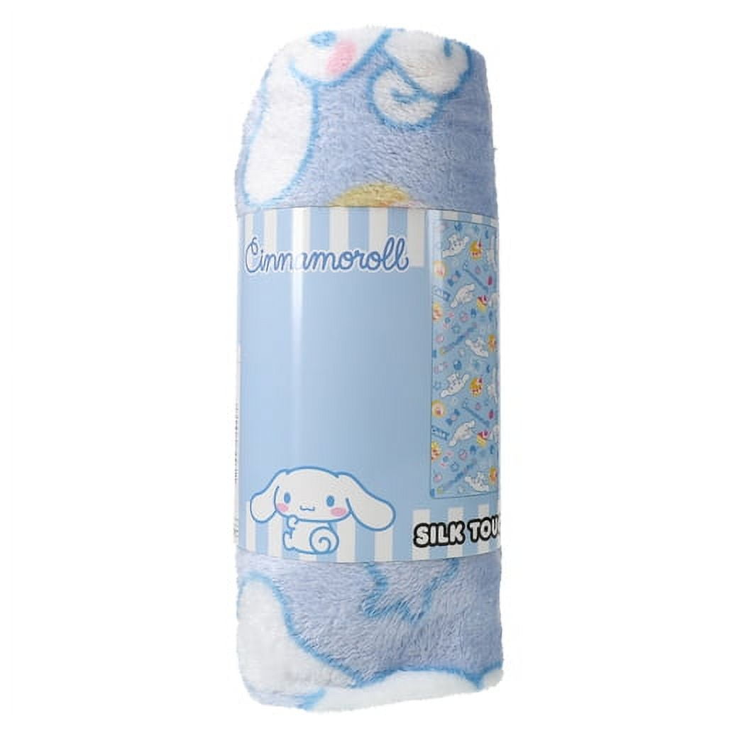 Light Blue Silk-Touch Cinnamoroll Throw Blanket 40" x 50"