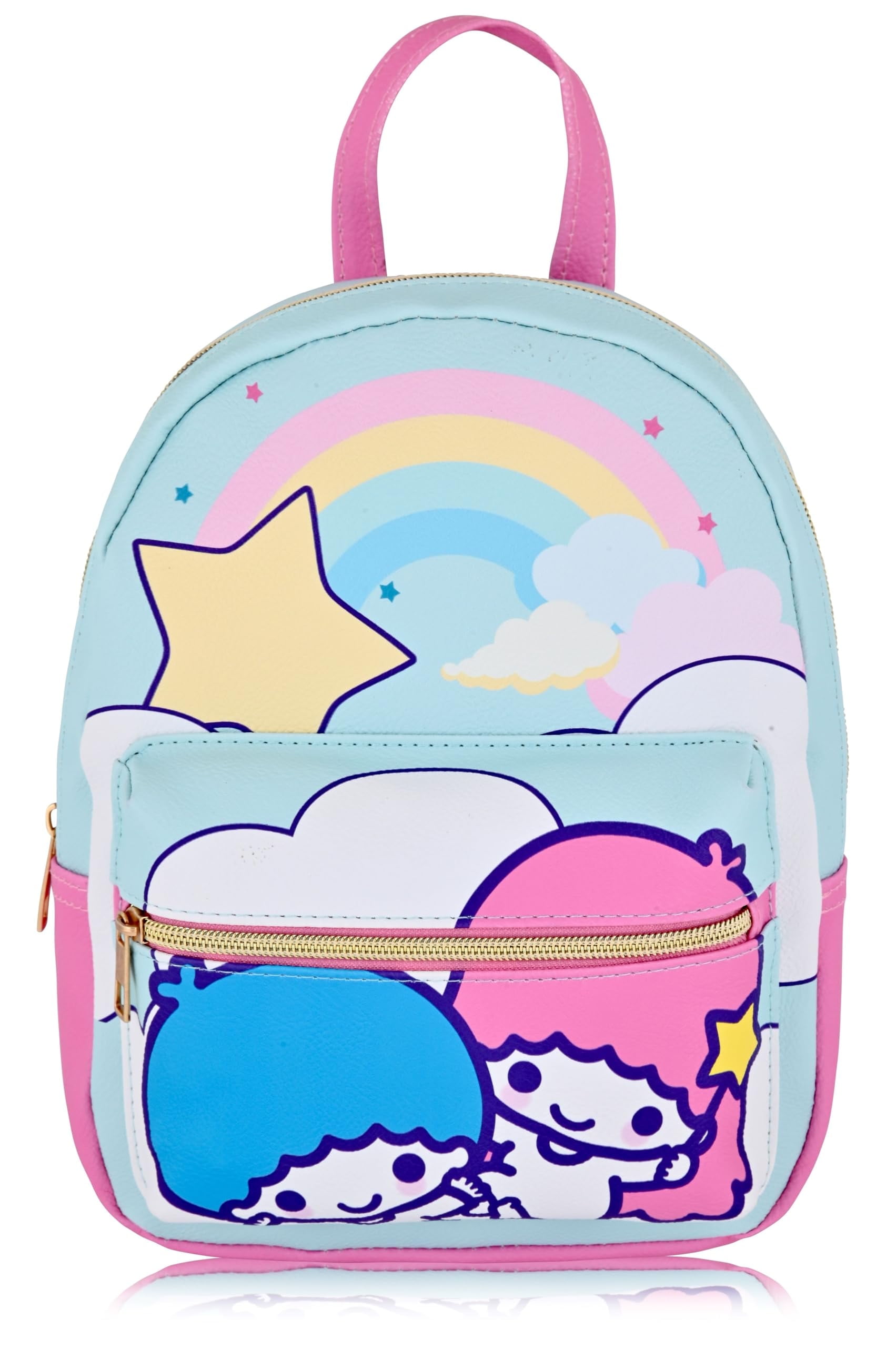 Sanrio Little Twin Stars Backpack for Women, Men, Unisex Cute PU