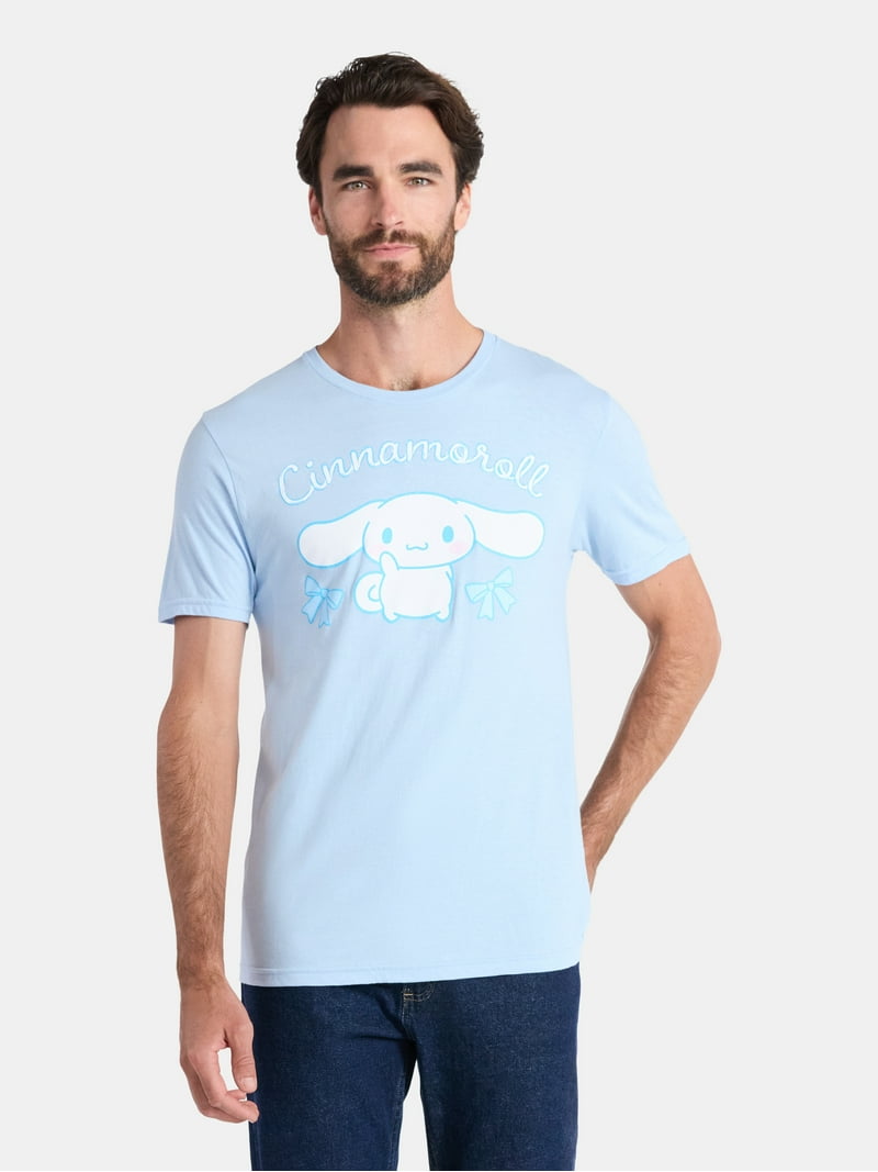 Sanrio Men's and Big Men's Cinnamoroll Graphic Tee, Sizes S-3XL