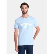 Sanrio Mens and Big Mens Cinnamoroll Graphic Tee, Sizes S-3XL