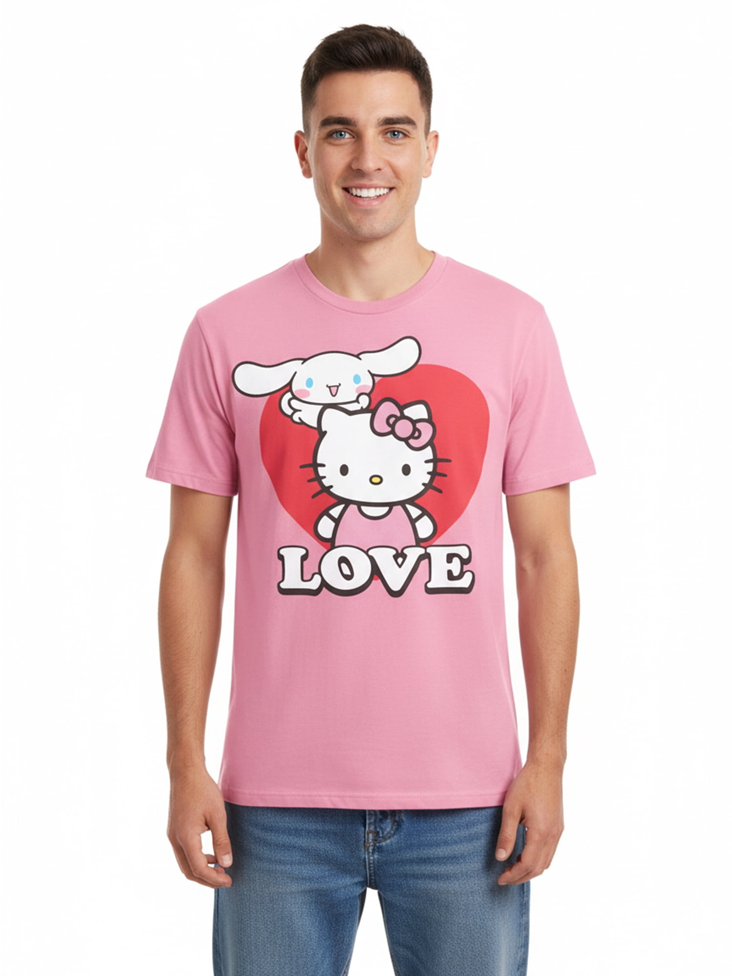 Sanrio, Men's & Big Men's Graphic Tee, Pride Love 4 All, Sizes S-3XL