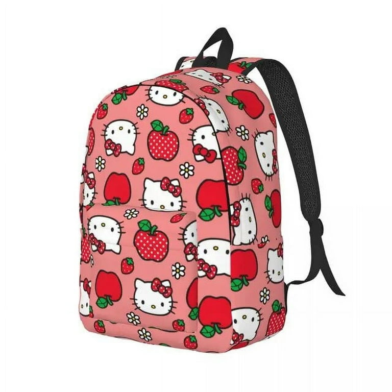 Sanrio Merch Hello Kitty Backpack for Girls Women Student School Book Bags Daypack Middle High College Bag Outdoor