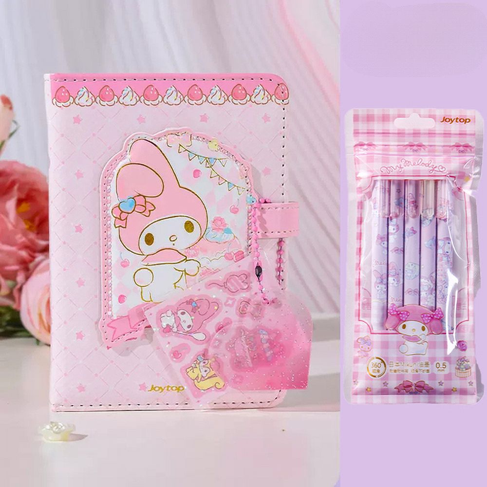 Sanrio Miniso Notebook High Quality Kawaii Stationery Sanrio Notebook with Pen Set My Melody