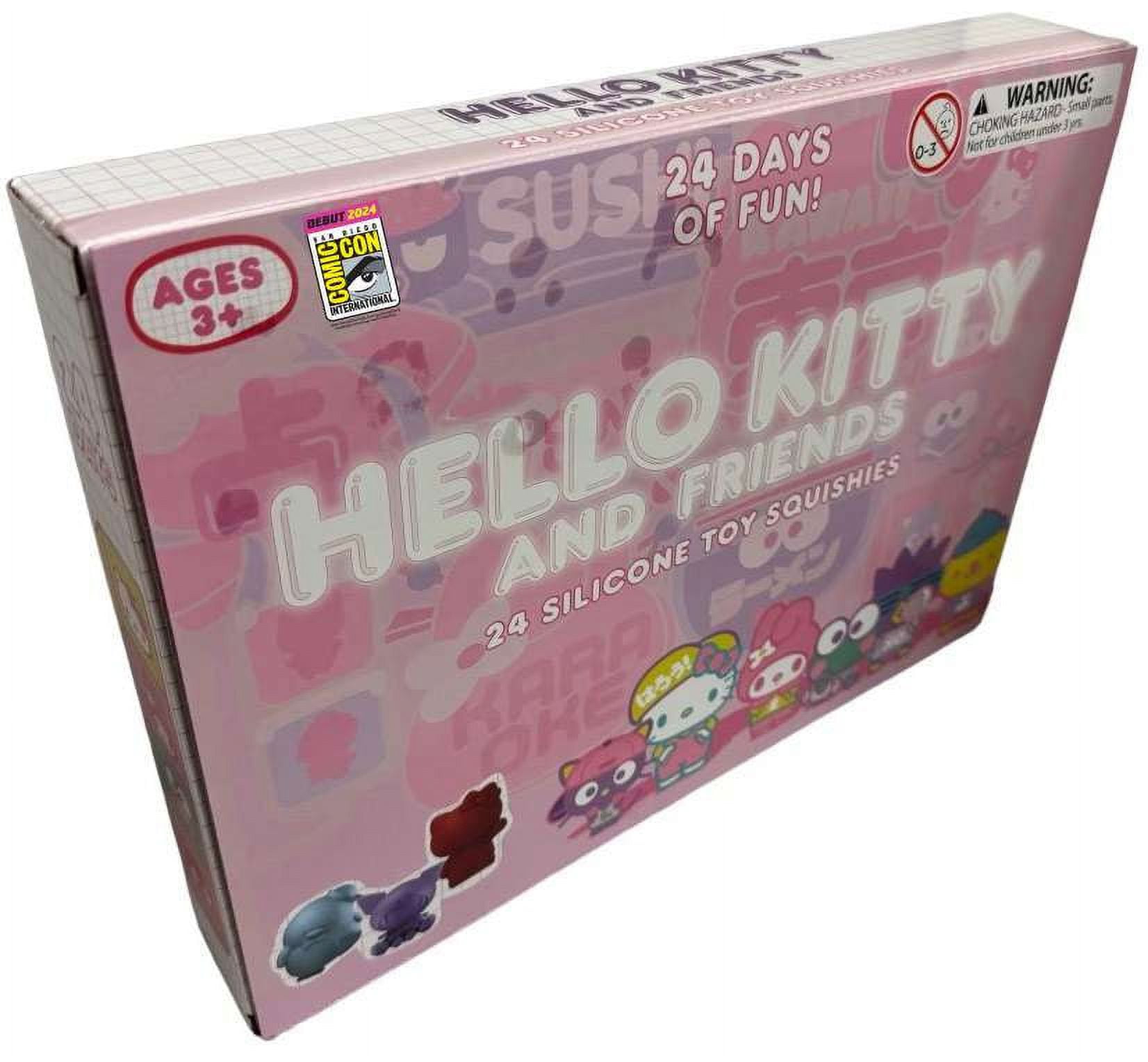 Sanrio Mochi Figure Silicone Toy Squishies Advent Calendar (PINK)