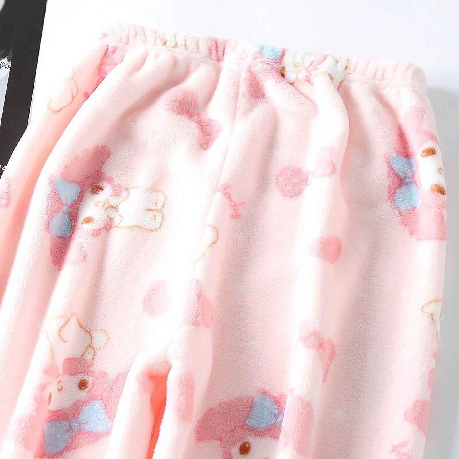 KAKAYO Summer Women Sleep Shorts Cotton Gauze Pajamas Pants Print Sleep  Bottoms Sleep Wear Sleep Women Lounge Wear Sleepwear (Color : Pink  Mushroom, Size : M) : : Fashion