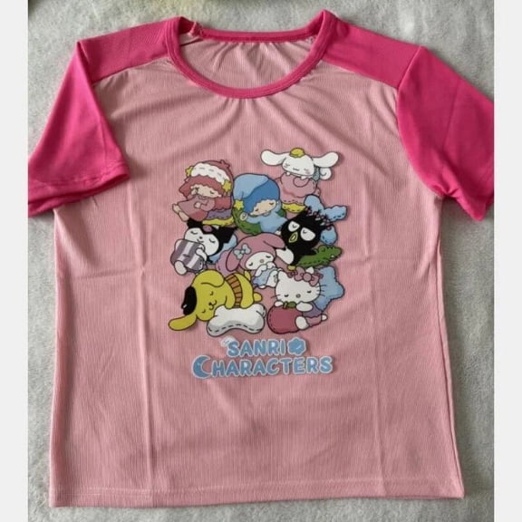 Sanrio My Melody Graphic T Shirts PompomPurin Oversized T Shirt Summer New Dumbo Y2k Top Aesthetic Mixed Color Shirts for Women