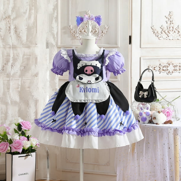 Sanrio My Melody Kuromi Girl Cosplay Anime Dresses Sohort Sleeve Unicorn  Girls Sequins Costume Princess Dress Kid Daily Clothes - Walmart Business  Supplies