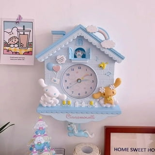 Hello Kitty, Wall Decor, Hello Kitty Nwt Rare Wall Pendulum Saniro Clock