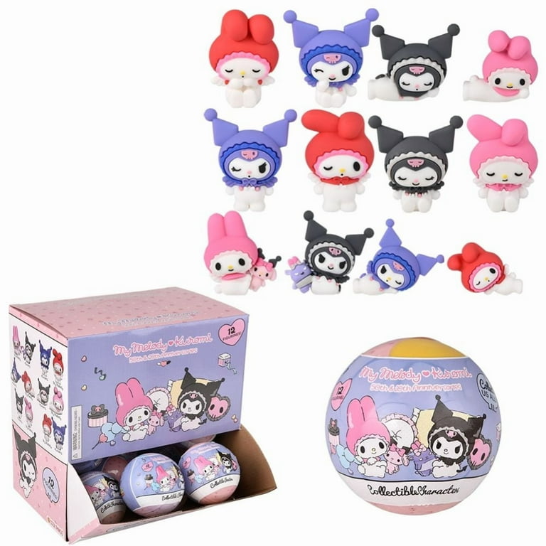 Sanrio My Melody and Kuromi Mystery 2-pack Mini Figures - Walmart.com