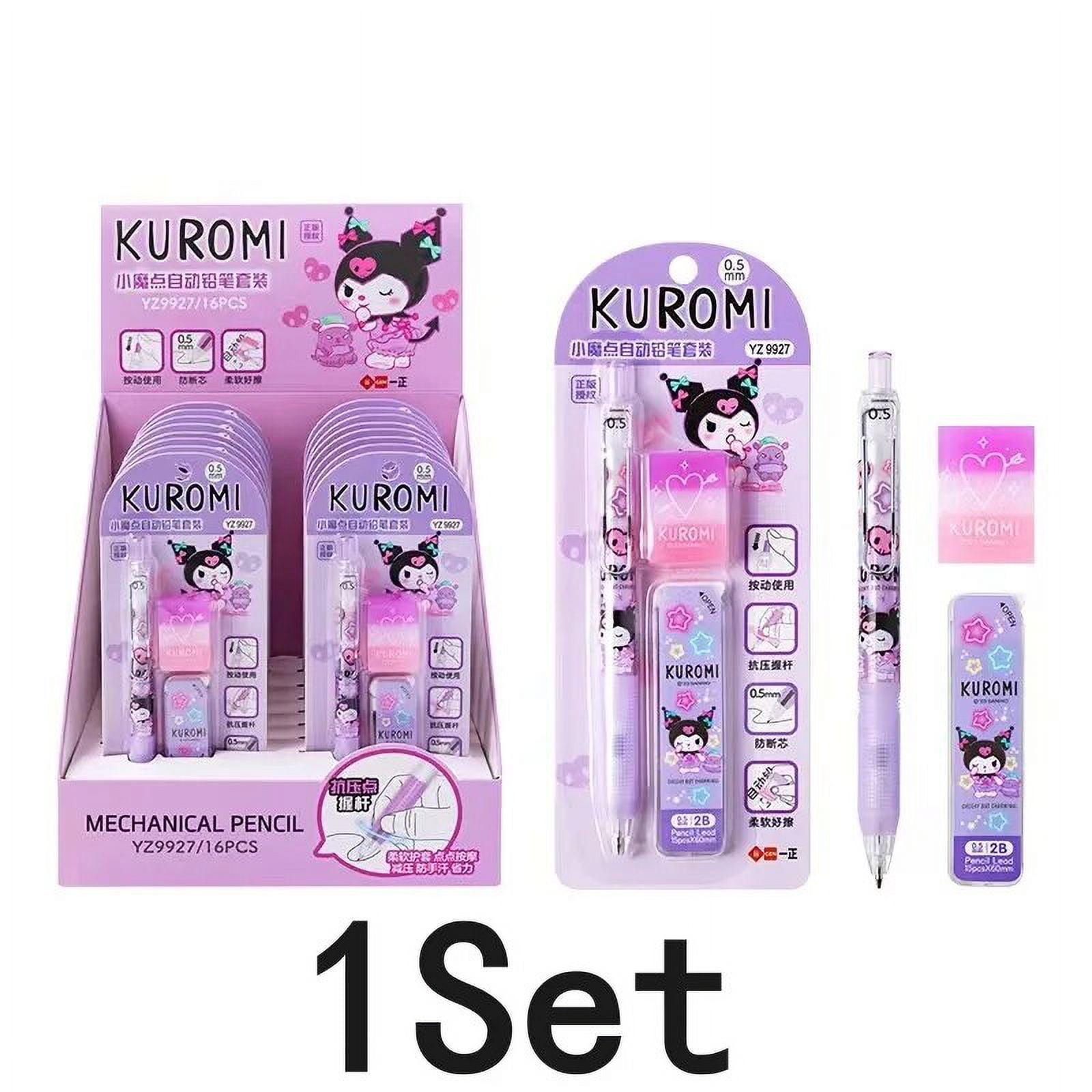 Sanrio Mymelody Kuromi Cinnamoroll Pochacco Mechanical Pencils with