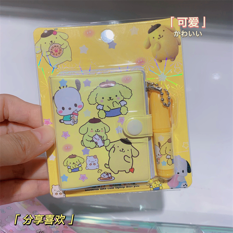 Agenda Sanrio Cinnamoroll Avec Stylo - 160 Pages, Fermeture à Clé En Cœur, Multicolore