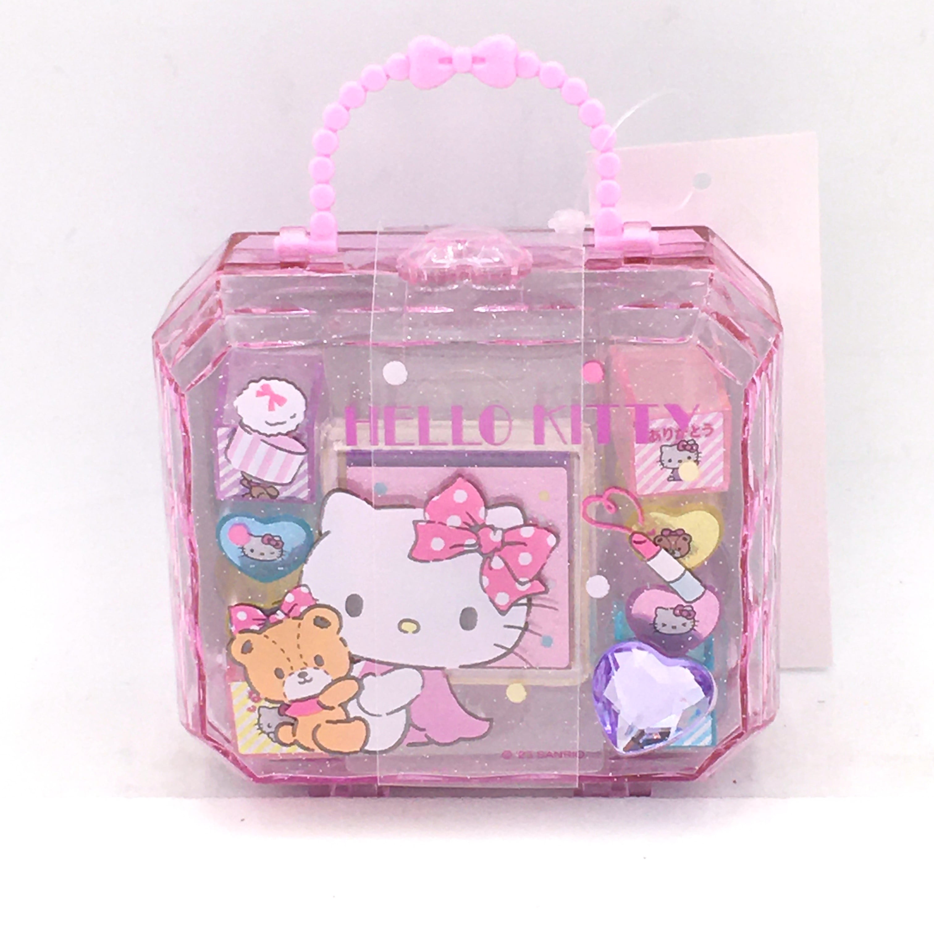 Sanrio Original Hello Kitty Shopping Stamp Set - 1 Ink + 8