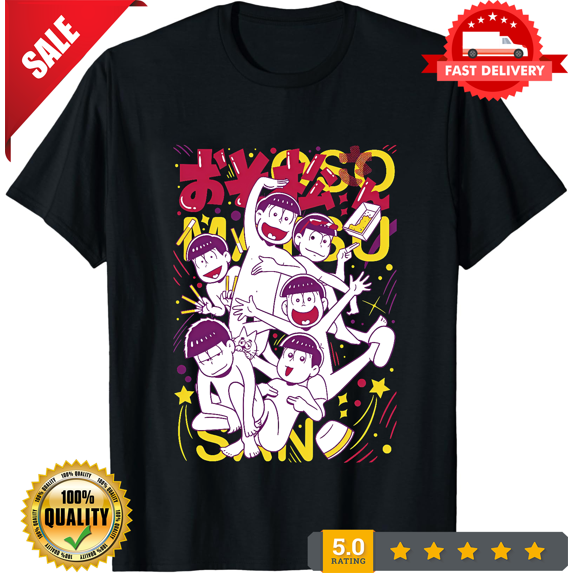 Sanrio Osomatsu-san Mr Osomatsu x Sanrio Characters T-shirt Anime Shirt All Size, NEW TRENDING ITEM-TH72719