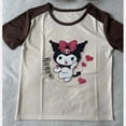 thumbnail image 1 of Sanrio Oversized T Shirt Summer New Original Y2k Top Kawaii Girl Mixed Color Kuromi Cinnamoroll Graphic T Shirts Women Clothes, 1 of 16