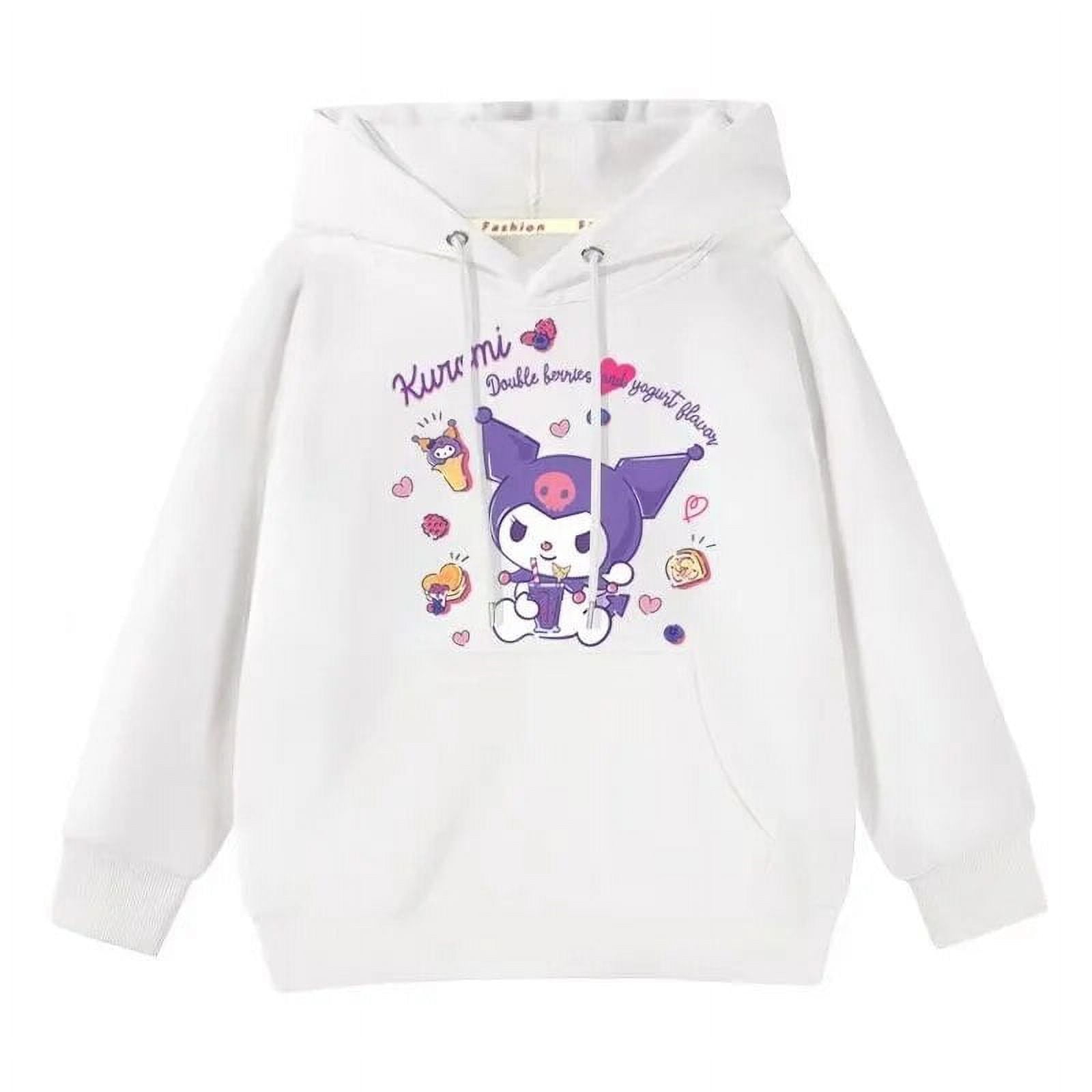 Sanrio Parent-child Outfit Hooded Sweater Plus My Melody Kuromi Kawaii ...