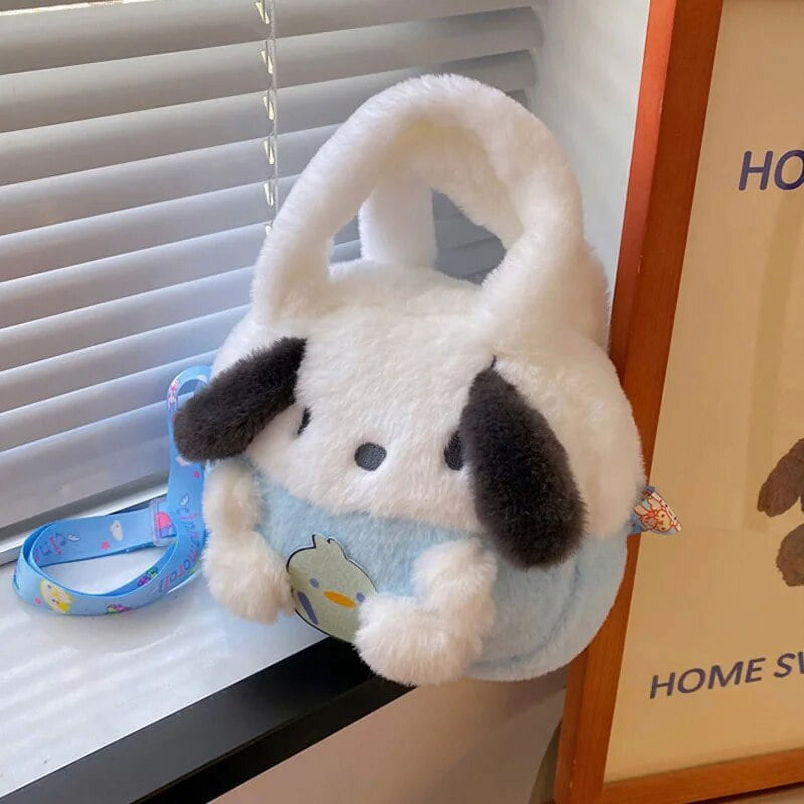 Sanrio Plush Bag Cinnamoroll Crossbody Bag Kuromi Shoulder Bag Hello