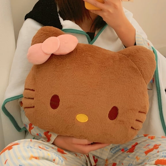 Sanrio Plush Pillow,Hello Kitty,My Melody,Kuromi Cute Cartoon Character Throw Pillows,Soft Fluffy Decorative Cushions for Bed,Sofa,Bedroom,Gifts for Sanrio Fans
