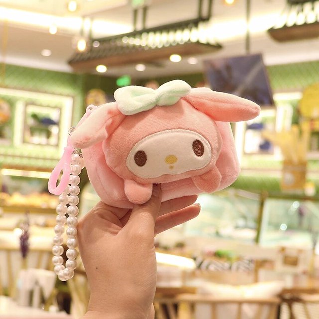 Sanrio Plush Purse Cinnamoroll MyMelody Kuromi Plushies Kawaii Plush