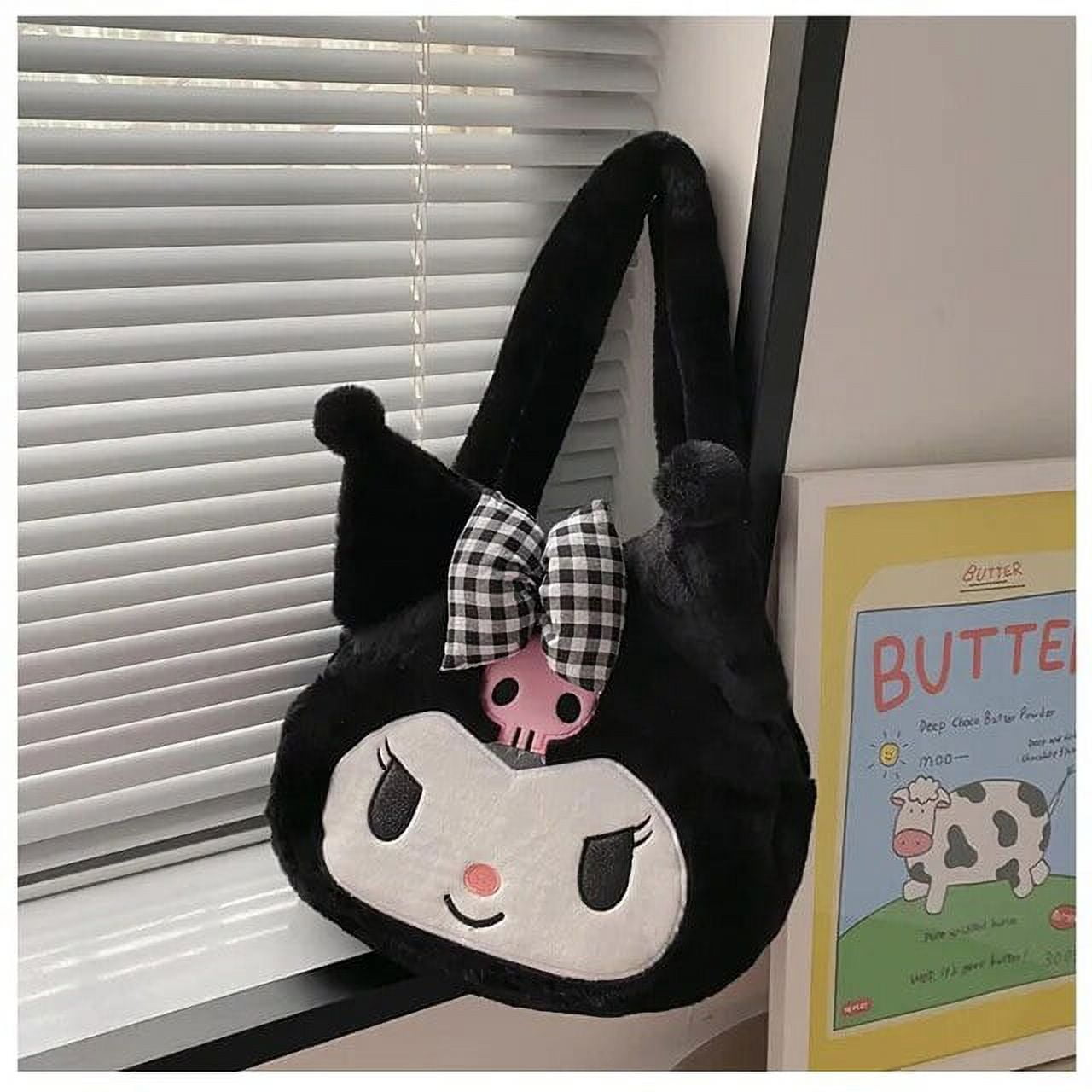 Sanrio Plush Shoulder Bags for Women Cartoon Cute Shopper Handbags My ...