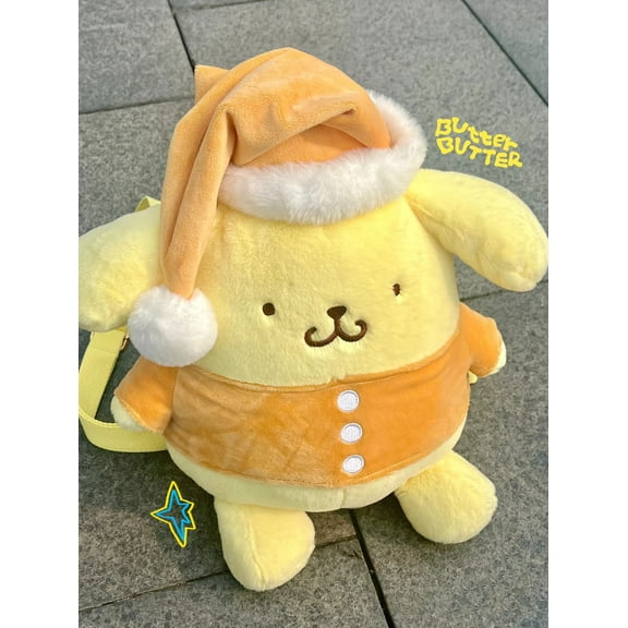 Sanrio Plush Toys Sweet Dream Good Night Series Cinnamoroll Pompom Purin Pochacco Stuffed Plushie Doll Pillow Toy Gift