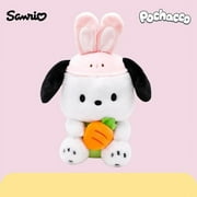 Sanrio Pochacco Hello Kitty Kuromi Stuffed Toys Cute Plush Ring Toys Kawaii Baby Birthday New Year Gift Children Dolls For Girl